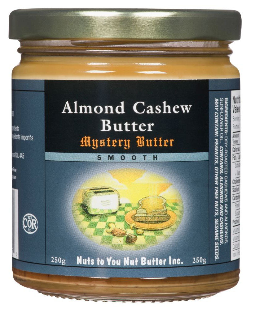 NUTS TO YOU Almond Cashew Mystery Butter (Smooth - 250 gr)