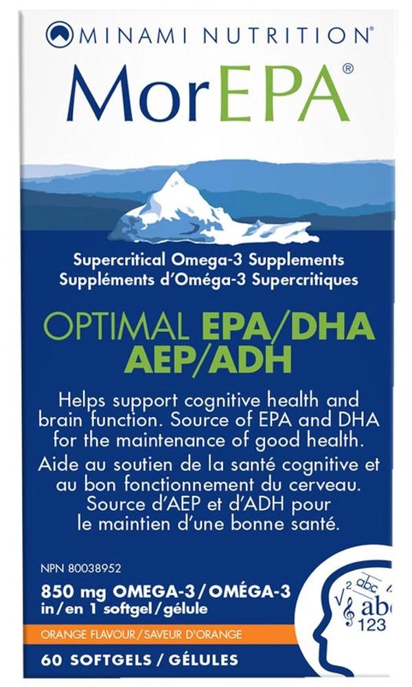 MINAMI MorEPA Optimal EPA/DHA Softgels (Orange - 60 sgels)