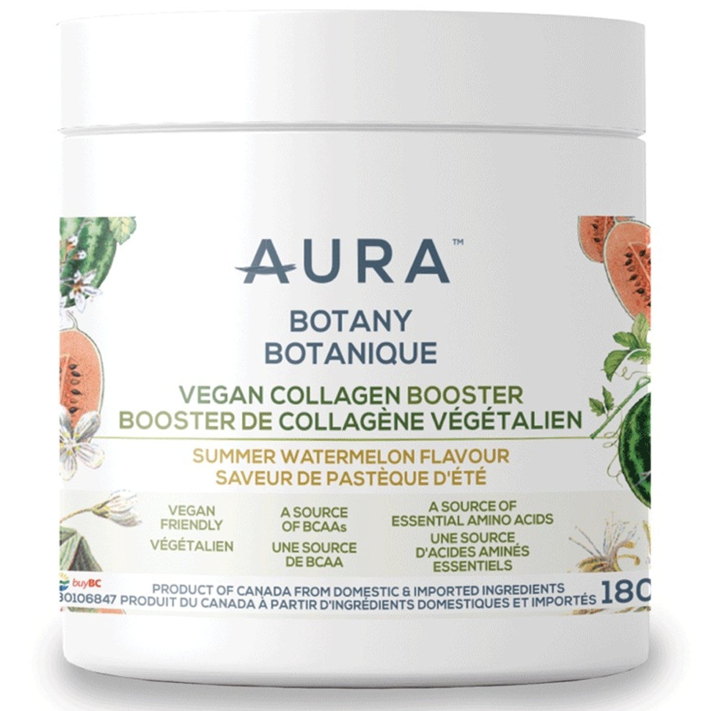 AURA NUTRITION Botany Vegan Collagen Booster (Watermelon - 180 gr)