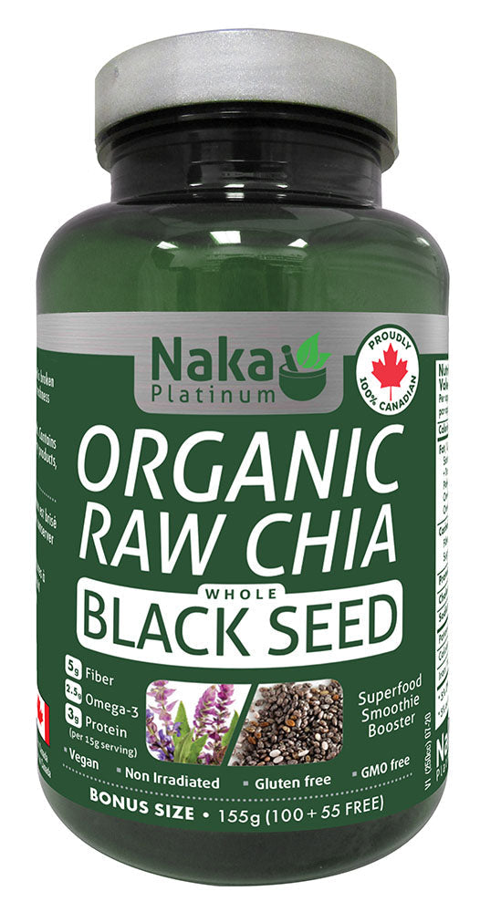 NAKA Platinum Organic Raw Chia Seed (155 gr)