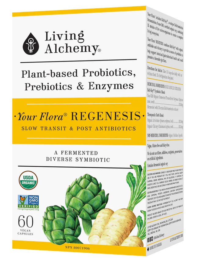 LIVING ALCHEMY Your Flora - Regenesis (60 vegan caps)