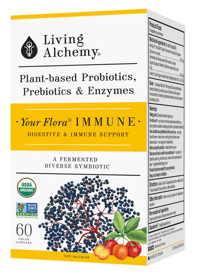 LIVING ALCHEMY Your Flora - Immune (60 vegan caps)