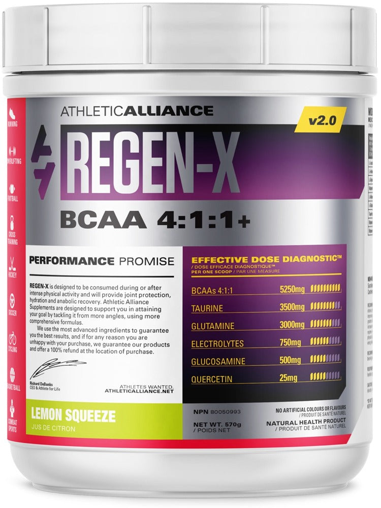 ATHLETIC ALLIANCE Regen X BCAA (Lemon Squeeze - 570 gr)