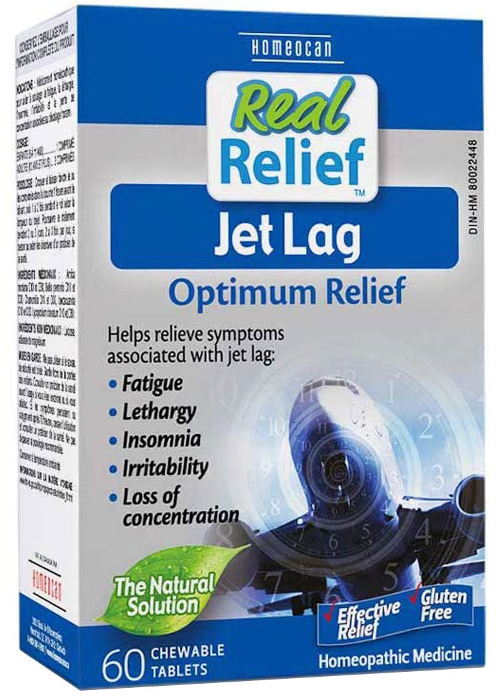 HOMEOCAN Real Relief JetLag tablets (60 Tabs)