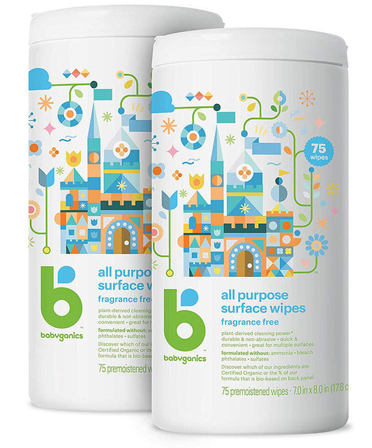 BABYGANICS All Purpose Wipes - Unscented