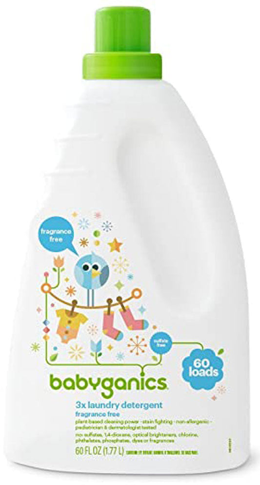 BABYGANICS Laundry Detergent (Fragrance Free - 1.77 L)