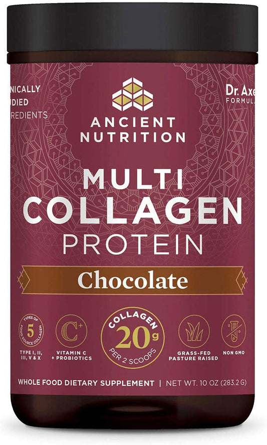 ANCIENT NUTRITION Multi Collagen Protein (Chocolate - 286 gr)