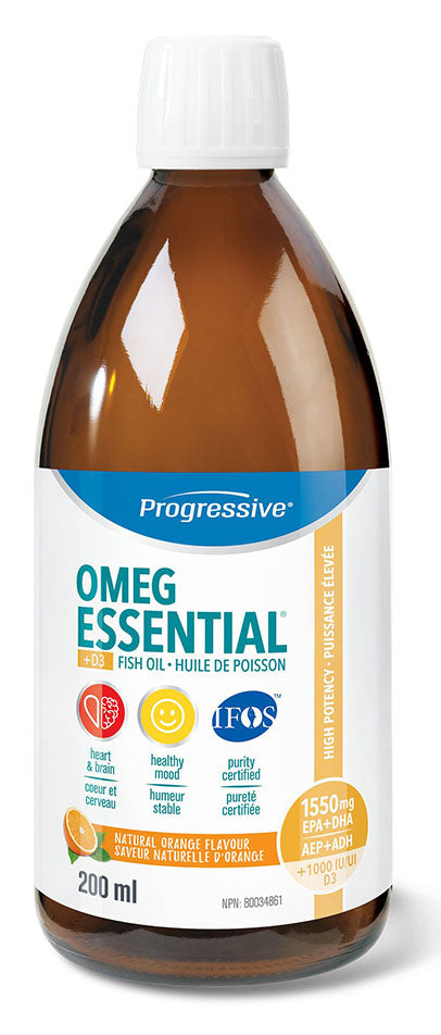 PROGRESSIVE OmegEssential + D (Orange - 200 ml)