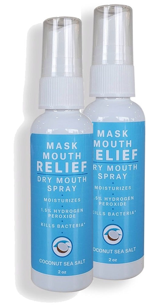 SD NATURALS Mask Mouth Relief (Coconut Sea Salt - 60 ml) 2-Pack
