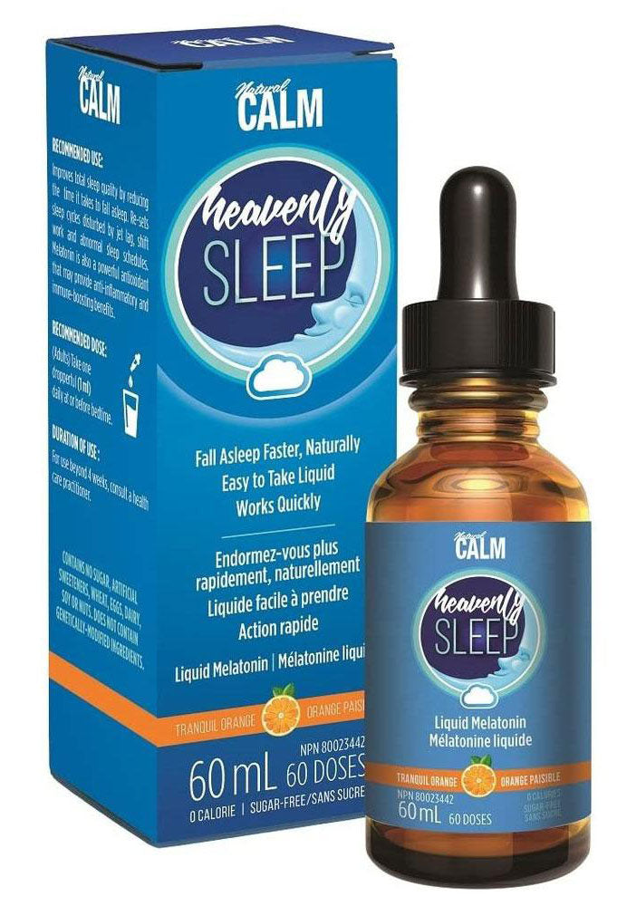 NATURAL CALM Heavenly Sleep Liquid Melatonin (60 ml)